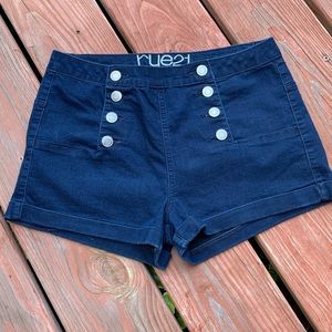 🧡 50% off bundles! Rue 21 Button blue Shorts